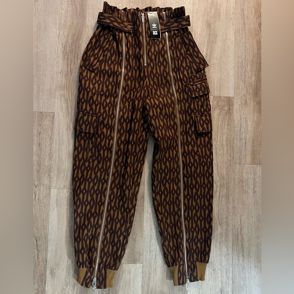 Adidas IVY PARK Brown Patterned Cargo Pants
